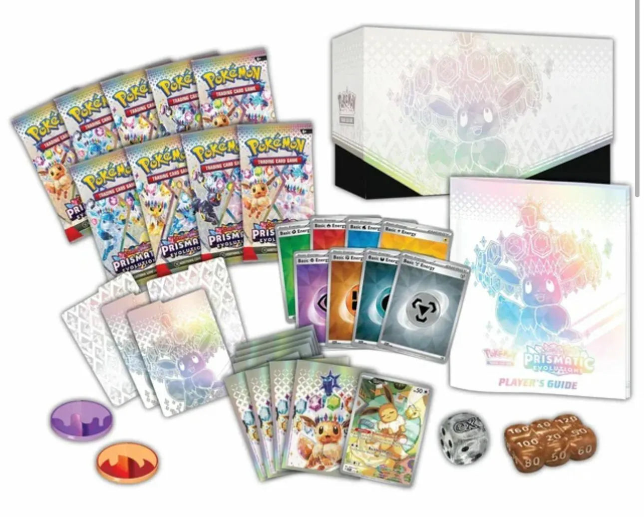 Pokémon TCG English ver. SCARLET & VIOLET : SV8.5 PRISMATIC EVOLUTIONS Elite Trainer Box
