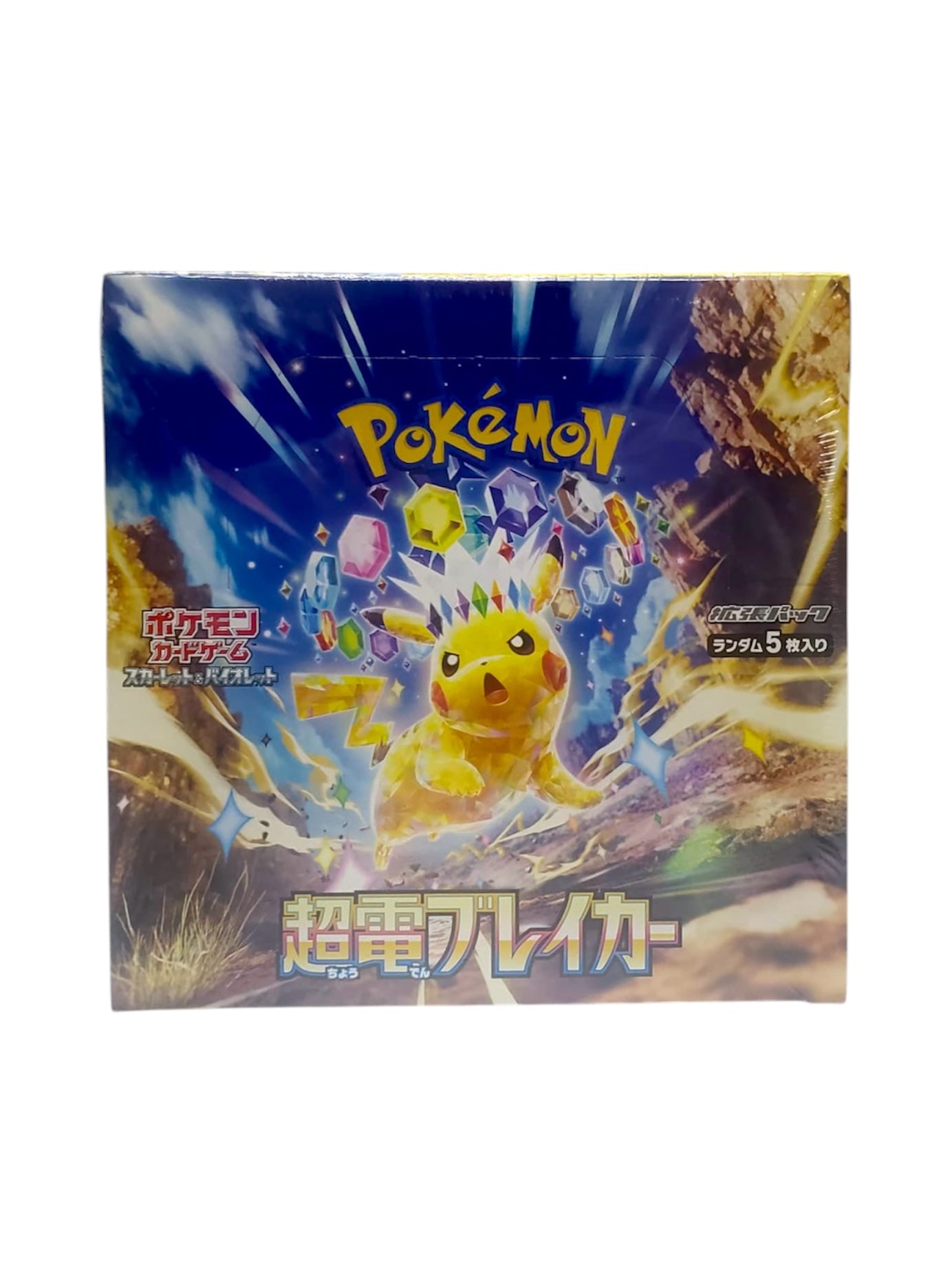 Pokémon寶可夢(日文版) TCG 擴充包 - 朱與紫 「超電突圍」SV8 (盒裝30包/每包5張卡)