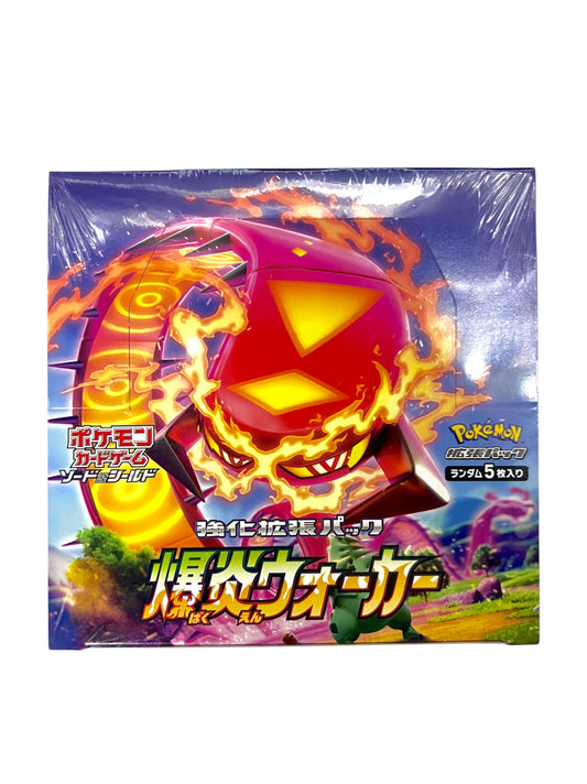 Pokémon寶可夢(日文版) TCG 擴充包 - 劍&盾「爆炎足行」S2A(盒裝30包/每包5張卡)