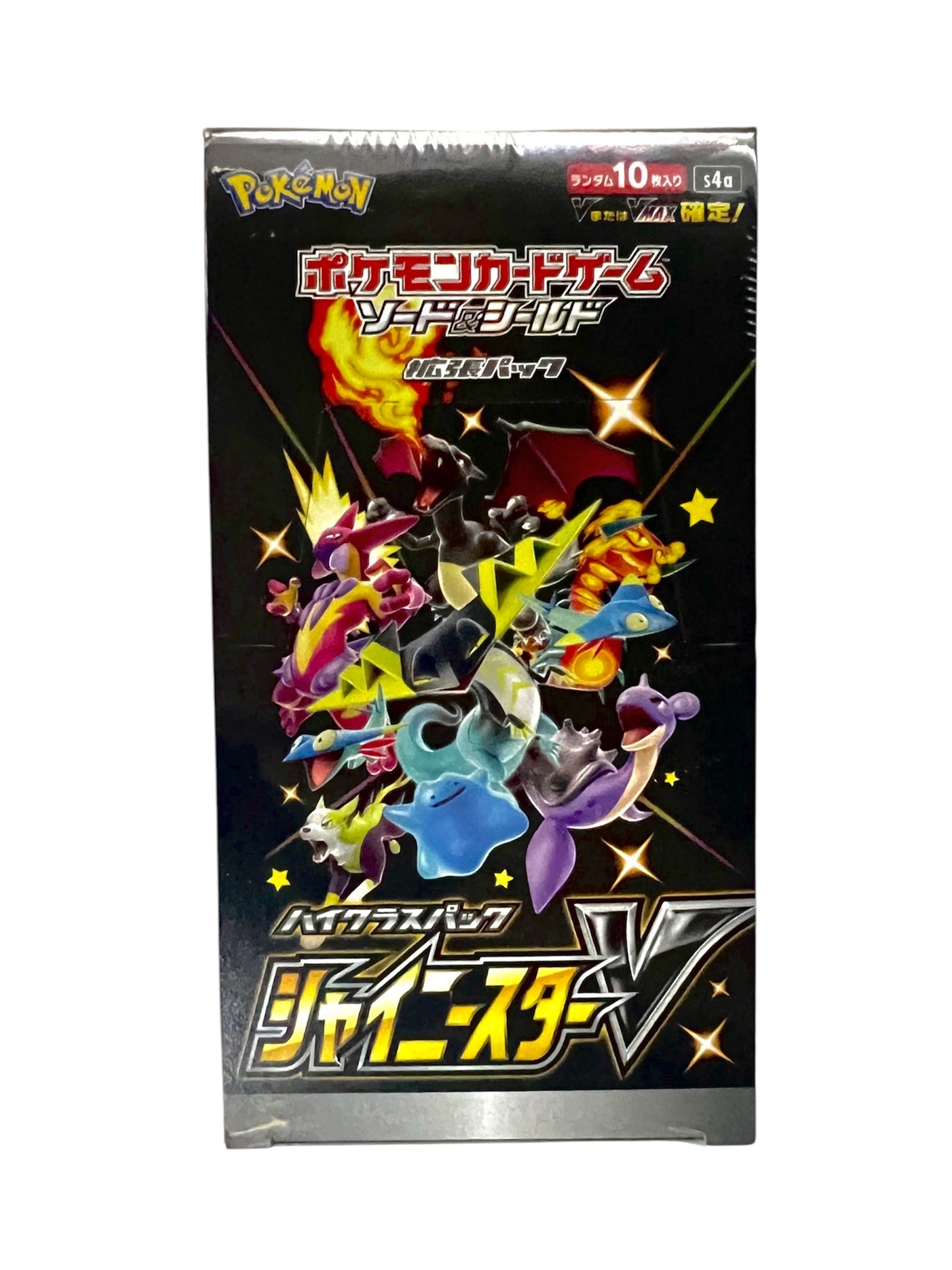 Pokémon寶可夢(日文版) TCG 擴充包 - 劍&盾「閃色明星V」S4A(盒裝10包/每包10張卡)