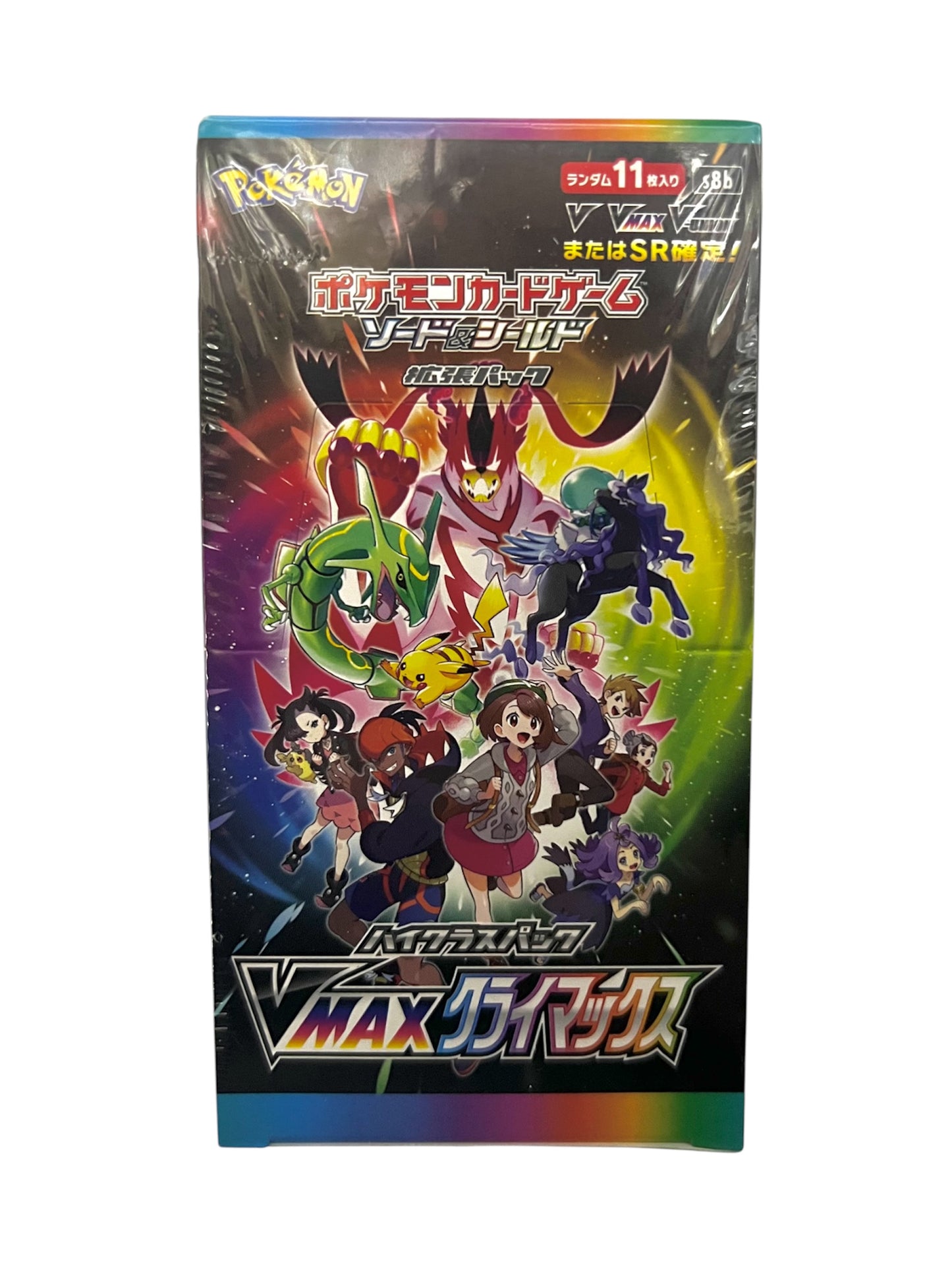 Pokémon寶可夢(日文版) TCG 擴充包 - 劍&盾「VMAX絕群壓軸」S8B(盒裝10包/每包11張卡)