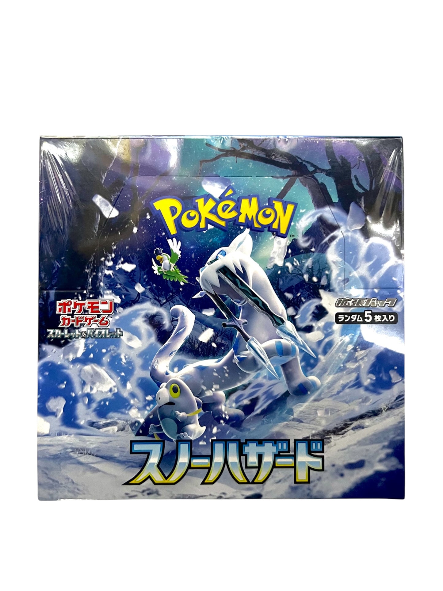 Pokémon寶可夢(日文版) TCG 擴充包 - 朱與紫 「冰雪險境」 SV2P (盒裝30包/每包5張卡)