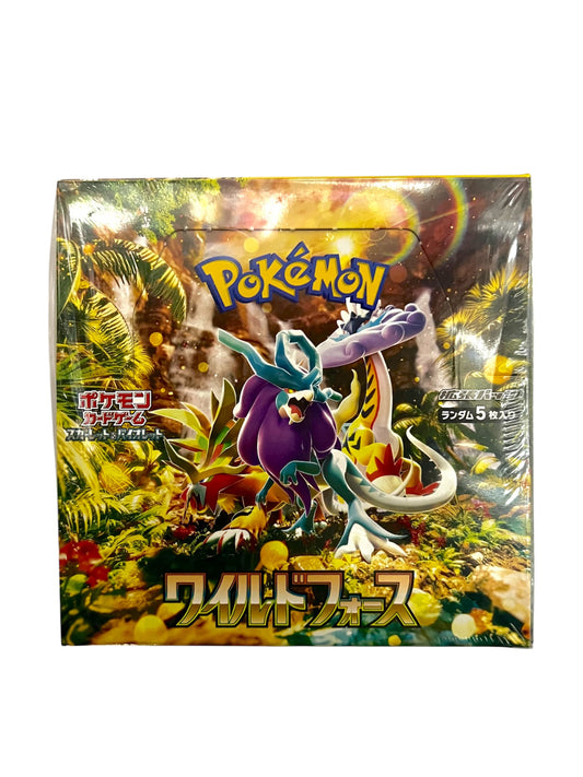 Pokémon寶可夢(日文版) TCG 擴充包 - 朱與紫 「狂野之力」SV5K (盒裝30包/每包5張卡)