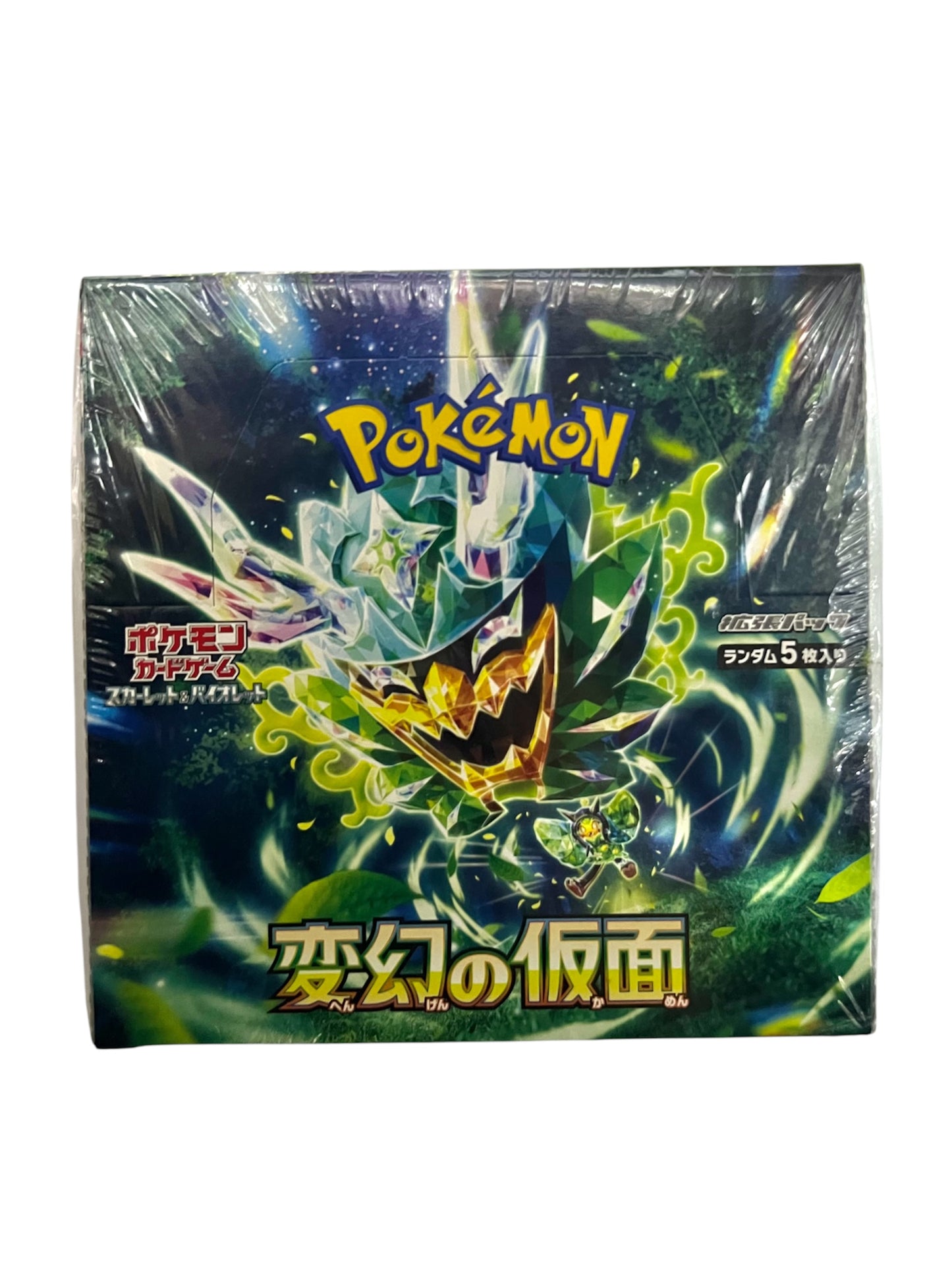 Pokémon寶可夢(日文版) TCG 擴充包 - 朱與紫 「變幻假面」SV6 (盒裝30包/每包5張卡)