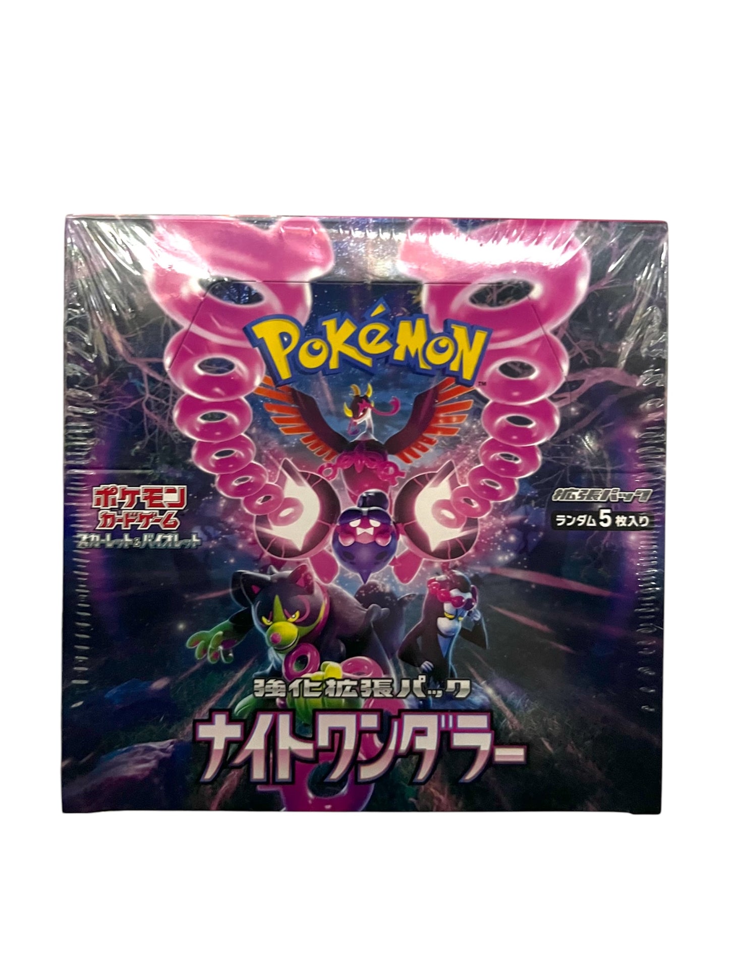 Pokémon寶可夢(日文版) TCG 擴充包 - 朱與紫 「黑夜漫遊者」SV6A (盒裝30包/每包5張卡)