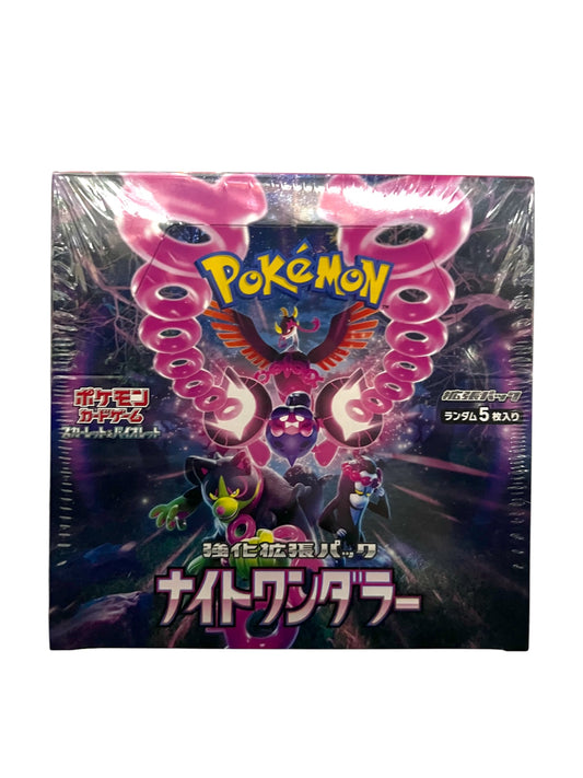 Pokémon寶可夢(日文版) TCG 擴充包 - 朱與紫 「黑夜漫遊者」SV6A (盒裝30包/每包5張卡)
