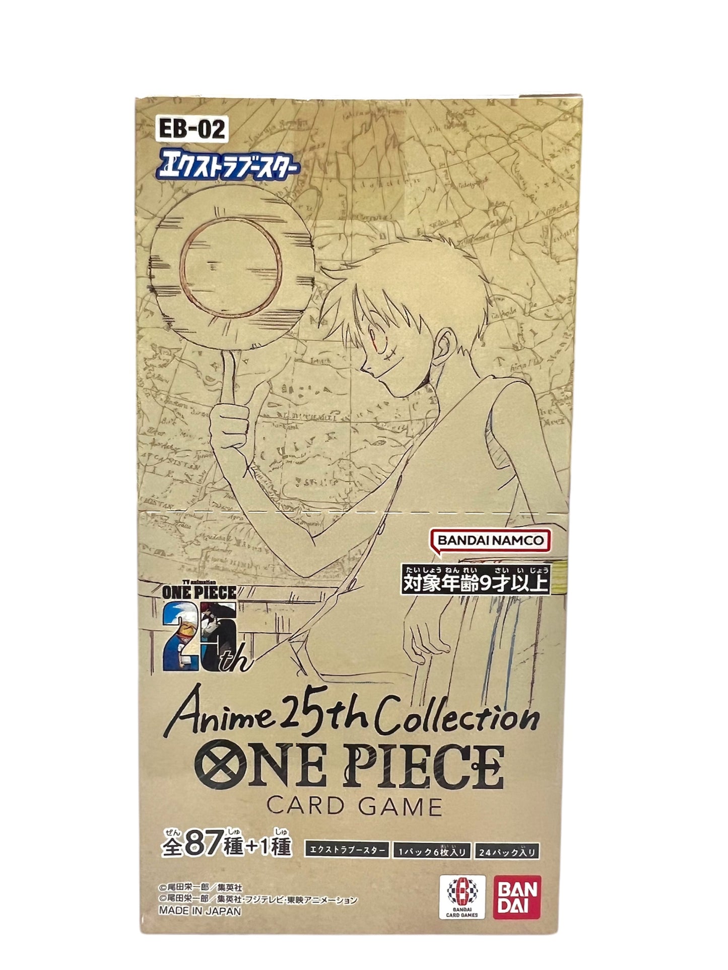 海賊王One Piece Card Game EB-02 Anime 25th Collection Japanese version Extra Booster Box