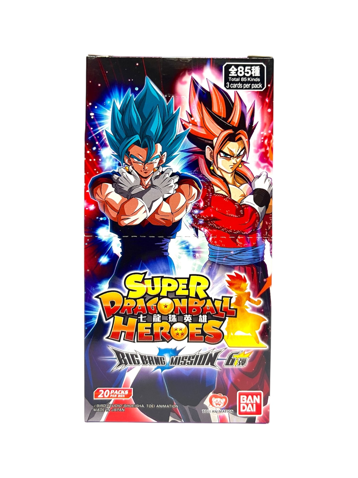 龍珠英雄卡 SDBH Super Dragon Ball Heroes Big Bang Mission 6 擴充包 原盒未開封 (20包)
