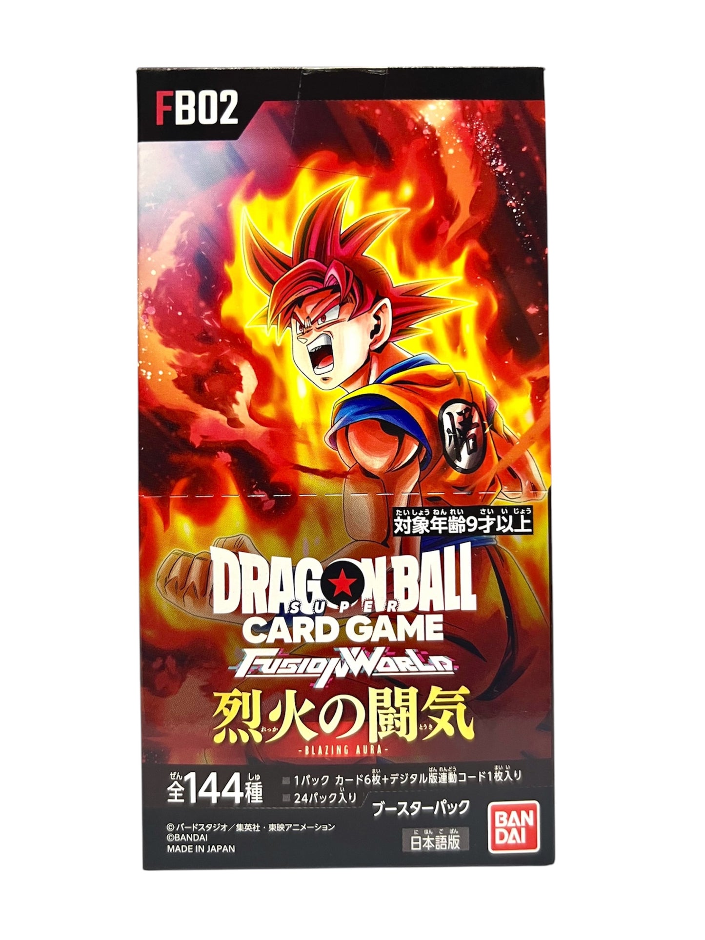 龍珠 Dragon Ball Card Game Fusion World FB02 擴充包 原盒未開封 (24包)