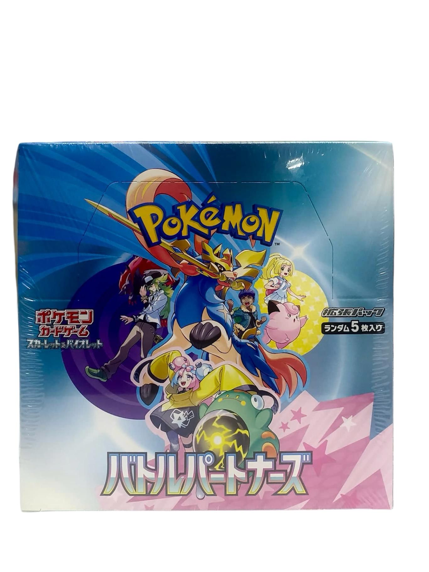Pokémon寶可夢(日文版) TCG 擴充包 - 朱與紫「對戰夥伴」SV9 (盒裝30包/每包5張卡)