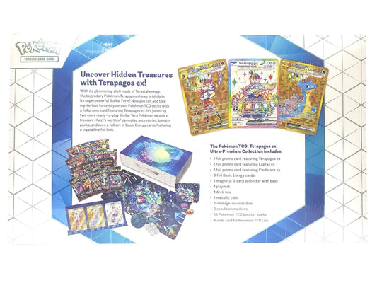 Pokémon TCG English ver.: TERAPAGOS EX ULTRA-PREMIUM COLLECTION