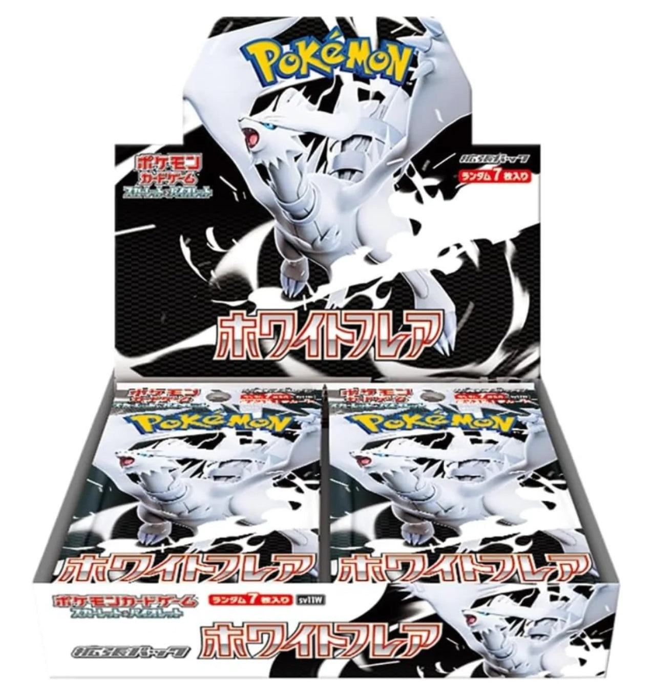 Pokémon寶可夢(日文版) TCG 擴充包 - 朱與紫「純白閃焰」SV11W (盒裝20包/每包7張卡)