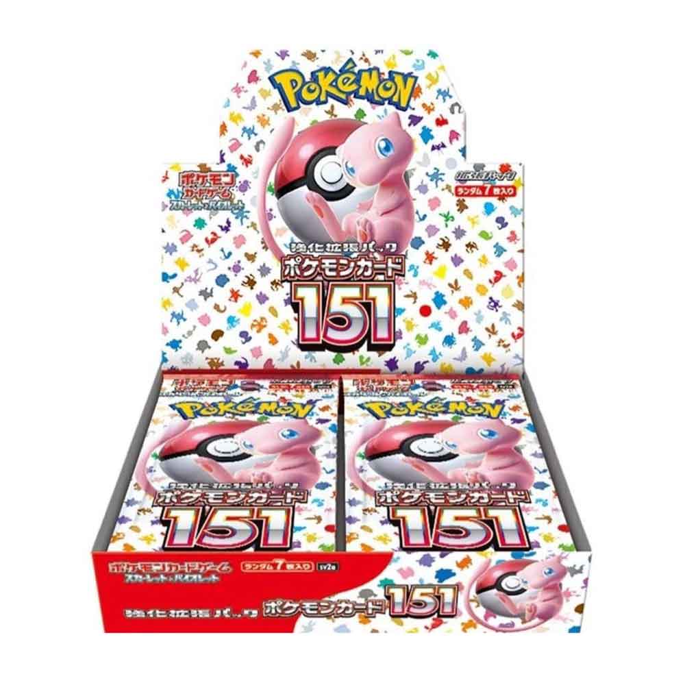 Pokémon寶可夢(日文版) TCG 擴充包 - 朱與紫「151」 SV2A (盒裝20包/每包7張卡)