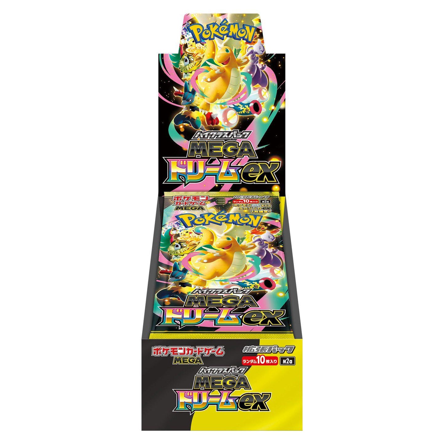 Pokémon寶可夢(日文版) TCG 擴充包 - MEGA「Mega夢想ex」M2A (原盒10包/每包10卡)
