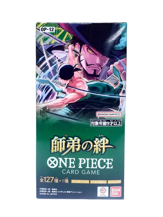 海賊王One Piece Card Game OP-12 "師弟の絆" Japanese version Booster Box