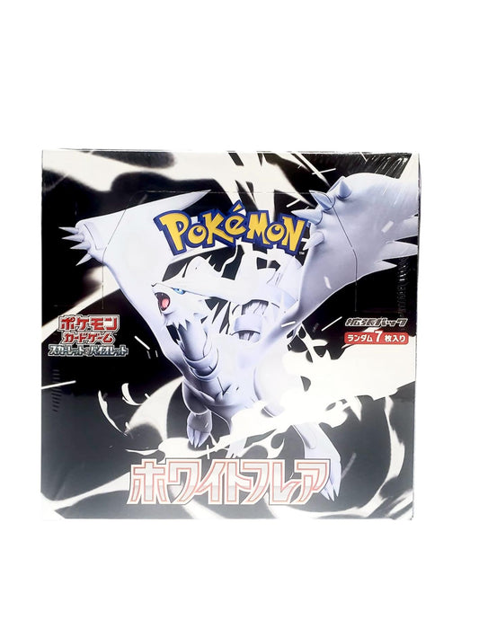 Pokémon寶可夢(日文版) TCG 擴充包 - 朱與紫「純白閃焰」SV11W  (盒裝20包/每包7張卡)