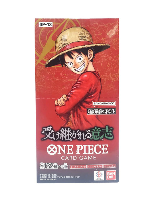 海賊王One Piece Card Game OP-13 "傳承的意志" Japanese version Booster Box