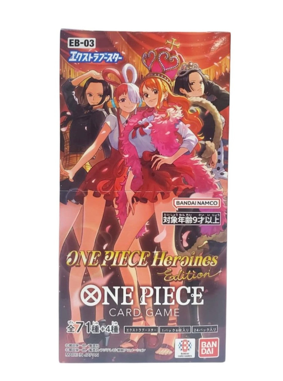 海賊王One Piece Card Game EB-03 One Piece Heroines Edition Japanese version Extra Booster Box