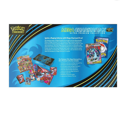 Pokémon TCG English ver. MEGA Charizard X ex Ultra-Premium Collection